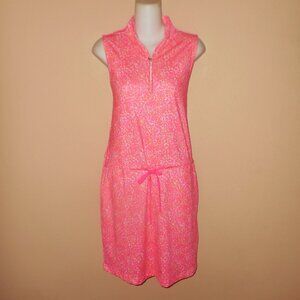 Pebble Beach Pink Dry Luxe Golf Dress M